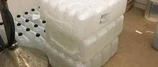 Beslaget: Flera hundra liter sprit