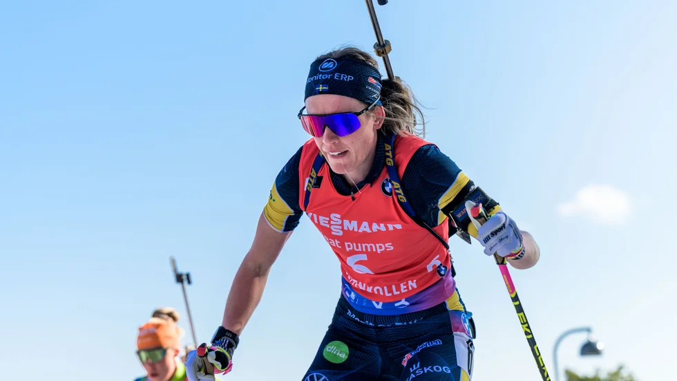Elvira Öberg tog SM-silver.