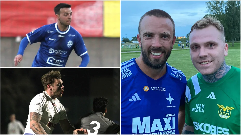 Derbyfyran 2025. Valon Silkas LSW, Oskar Adolfssons Borensberg, Alexander Magnusson-Glaads IFK Motala och Kim Söderstedts Zeros spelar alla i samma division 4 västra i år. Det betyder tolv derbymatcher. Glaad tror att Zeros kan överraska.