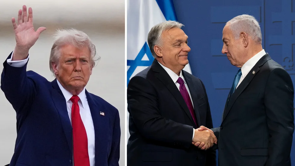 Donald Trump, Viktor Orbán och Benjamin Netanyahu. Tre av de politiker Gösta Johnsson nämner i sin text.
