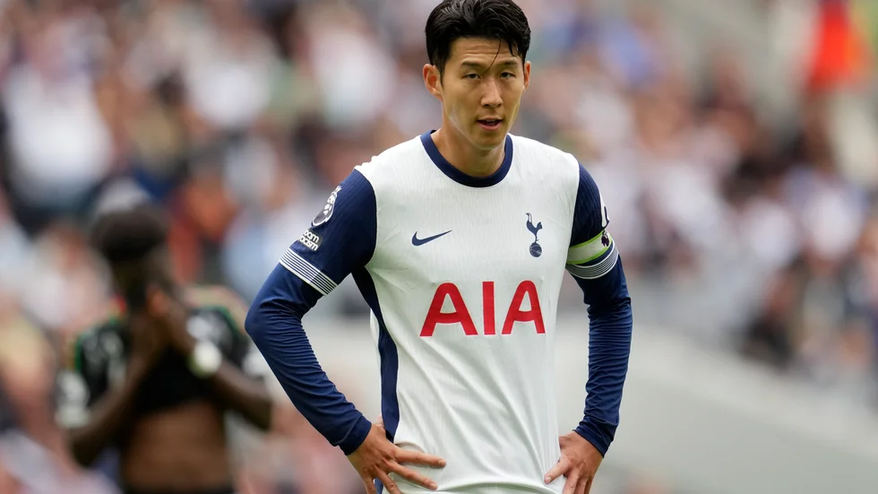 Tottenhamstjärnan Son Heung-Min, vars pappa nu döms till böter hemma i Sydkorea. Arkivbild.