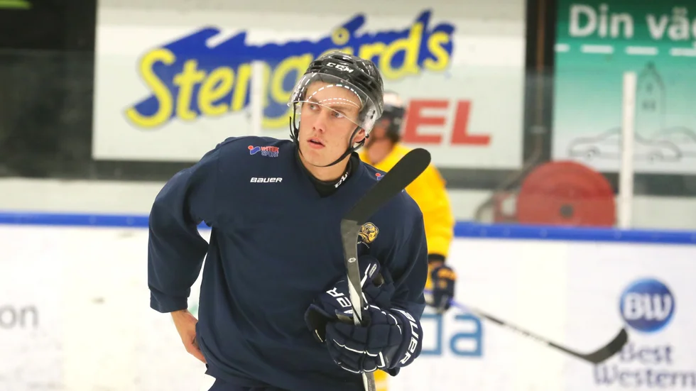 19-årige Edvin Persson får mer och mer förtroende i Visby Roma.