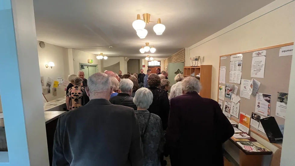 Många vänner, bekanta och medlemmar träffades under firandet.