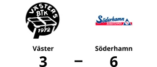 Storförlust när Väster föll mot Söderhamn i Västers BTK
