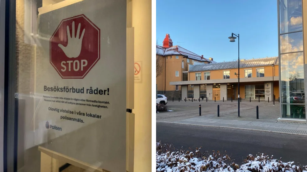 En 65-årig man tog sig på ett stödboende för kvinnor och har nu åtalats för olaga intrång. (Bilden till vänster är hämtad ur förundersökningen.)