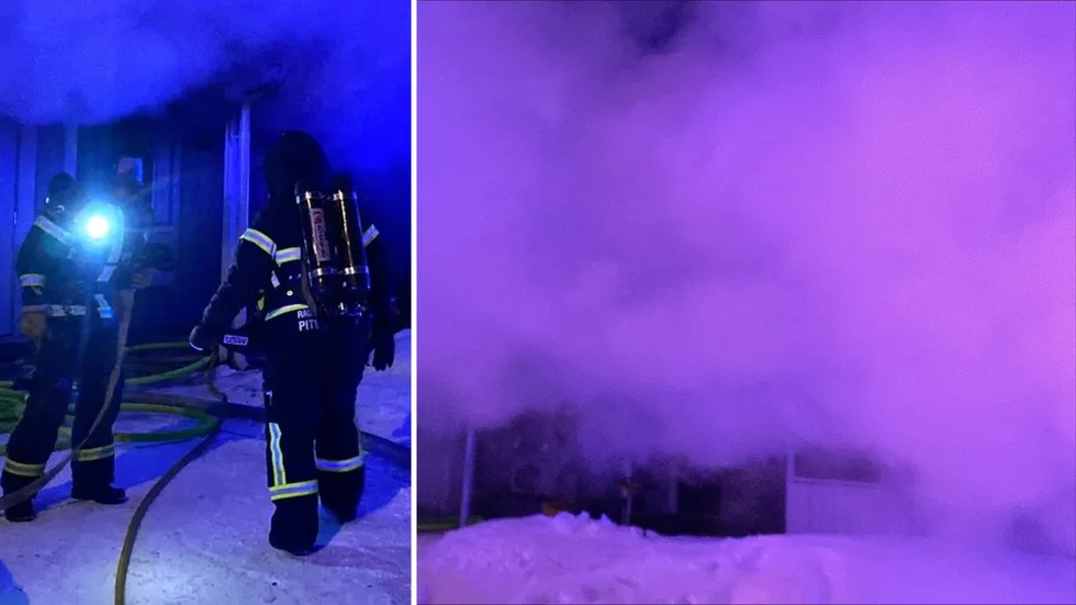 Under natten har det varit stort pådrag vid platsen.