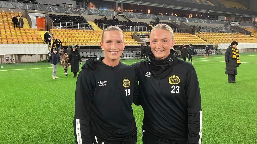 Elfsborg 2025. Selma Berggren är ny från Mallbacken och Motalatjejen Frida Elofsson ny från Lidköpings FK. De spelade ihop för flicklandslaget födda 2001.