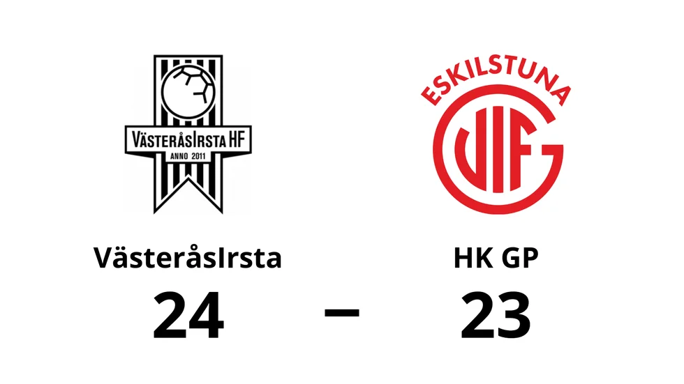 VästeråsIrsta vann mot HK GP
