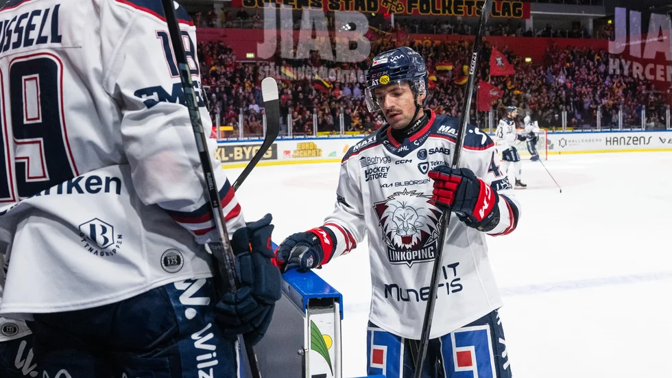 Broc Little deppar efter LHC-förlusten i Norrbotten.