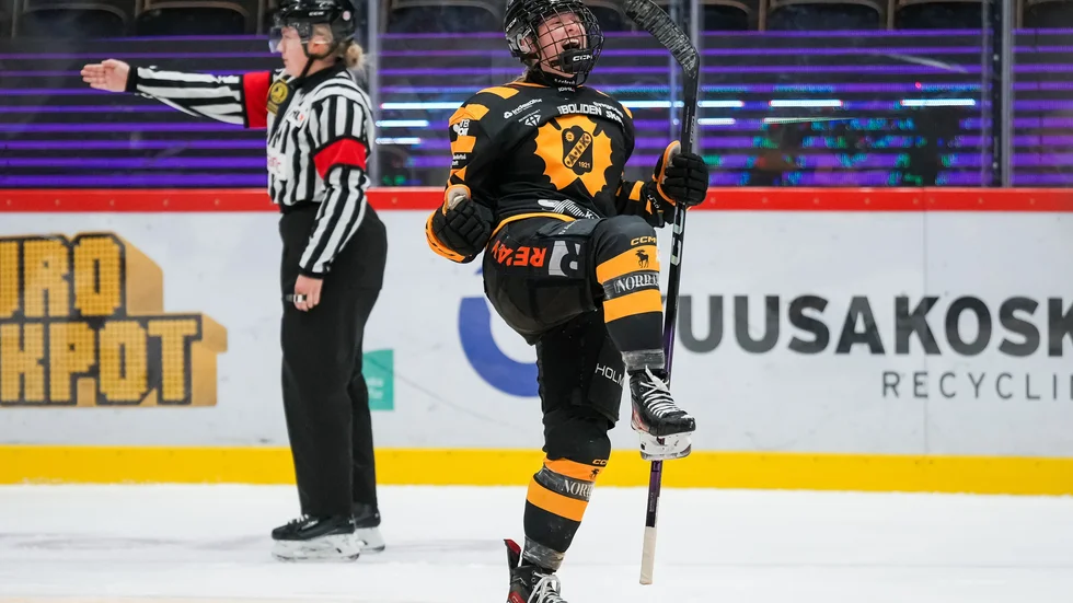 Marah Wagner gjorde sitt förstas SDHL-mål under fredagskvällen, men någon seger blev det inte för AIK som föll efter straffar.
