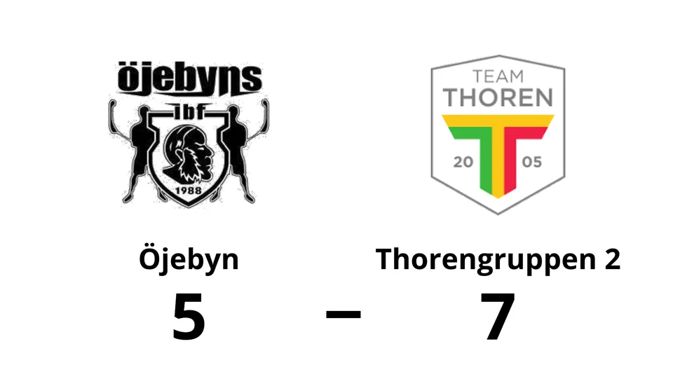 Öjebyn förlorade mot Thorengruppen 2