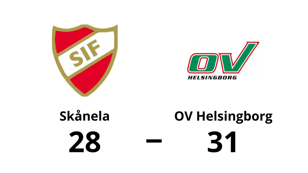 Skånela förlorade mot OV Helsingborg HK