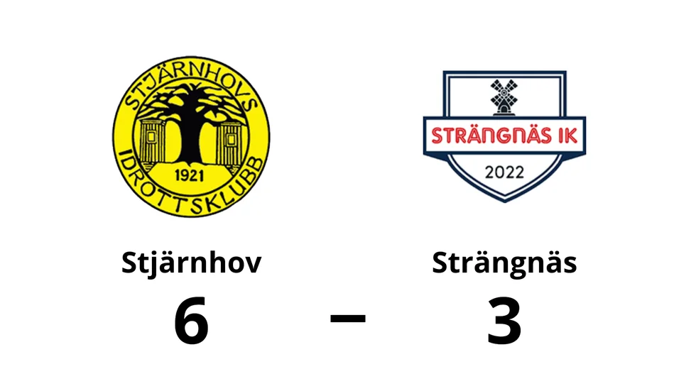 Stjärnhovs IK vann mot Strängnäs IK