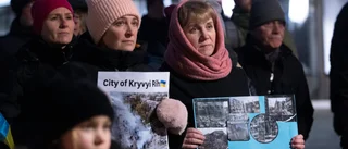 Manifestation för Ukraina: "Jätteviktigt att berätta om kriget"