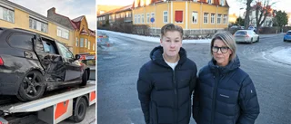 Efter kraschen – Emil, 17, vädjar till vittnet: "Hör av dig"