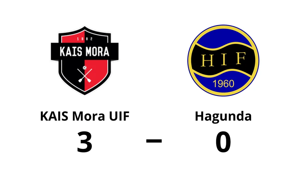 KAIS Mora UIF vann mot Hagunda