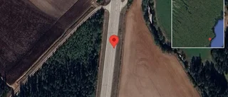 Stopp på E4 på grund av en singelolycka