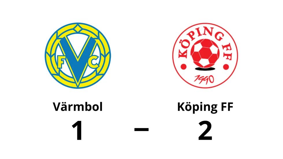 Värmbols FC förlorade mot Köping FF
