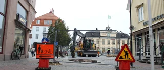 Störningar på Storgatan och Hamngatan nu – trafiken avstängd