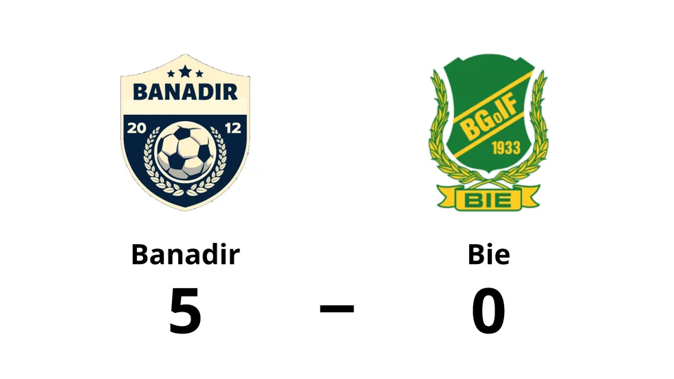 Banadir IK vann mot Bie GoIF