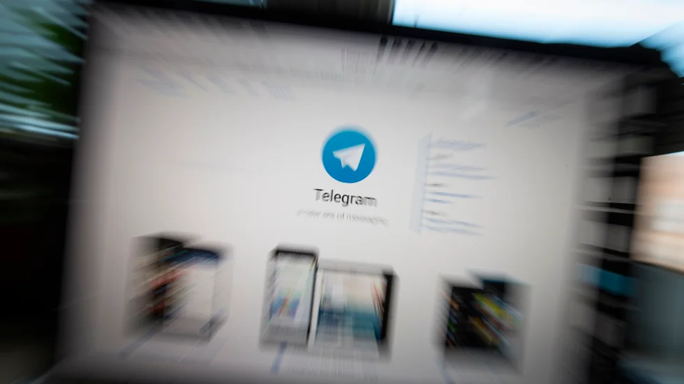 Ukraina begränsar användandet av meddelandetjänsten Telegram. Arkivbild.