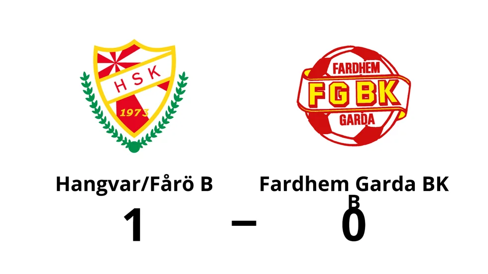 Hangvar SK B/Fårösund B vann mot Fardhem Garda BK B