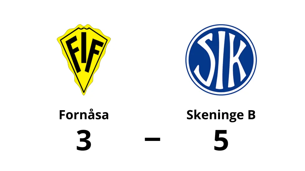 Fornåsa IF förlorade mot Skeninge IK B