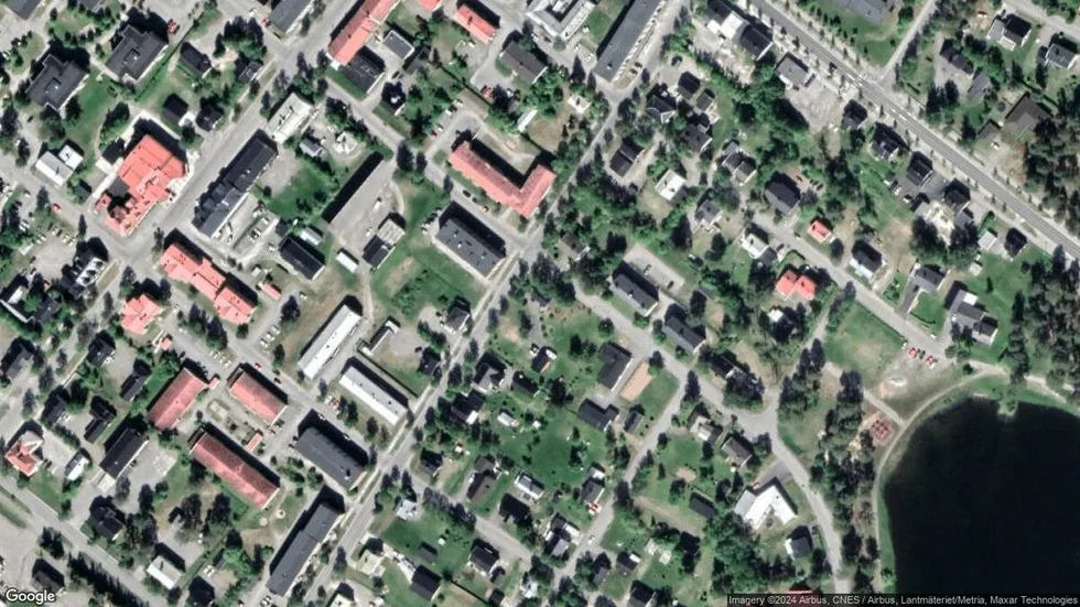 Området kring Västlundavägen 40