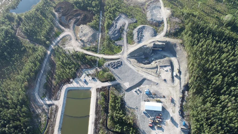 Sveriges färskaste gruva - guldgruvan i Fäbodtjärn i Västerbotten.