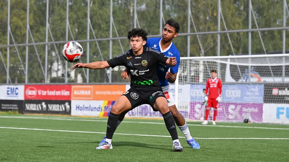 Hanner Ruales Toro gjorde ett av Skellefteå FF:s fem mål i krossen mot seriekonkurrenten Bergnäset.