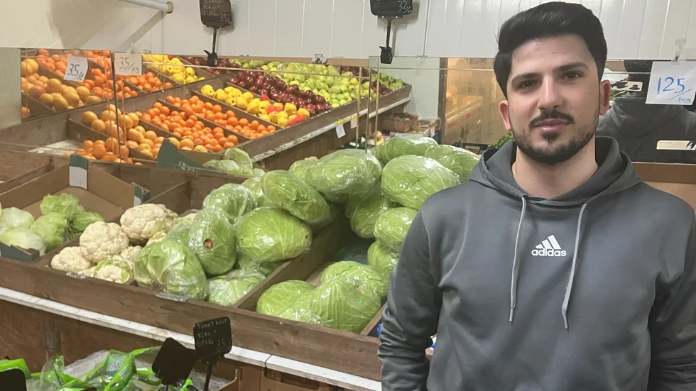 Othman Houri är ägare av butiken Två bröder.