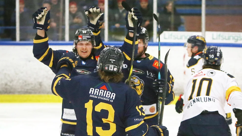 Visby Romas Simon Hansson har varit het i slutspelet. Nu väntar Troja Ljungby.
