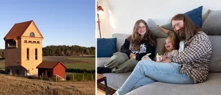 Linköpingsfamiljen lämnade stan – flyttade in i torn på landet