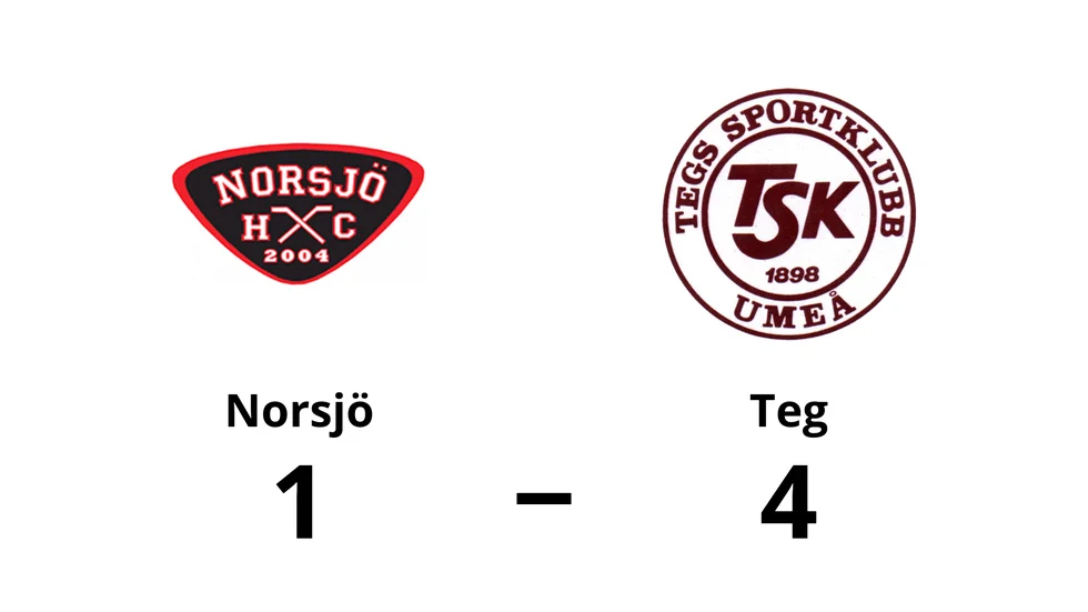 Norsjö HC förlorade mot Teg