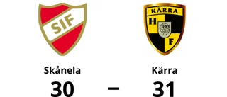 Förlust mot Kärra för Skånela