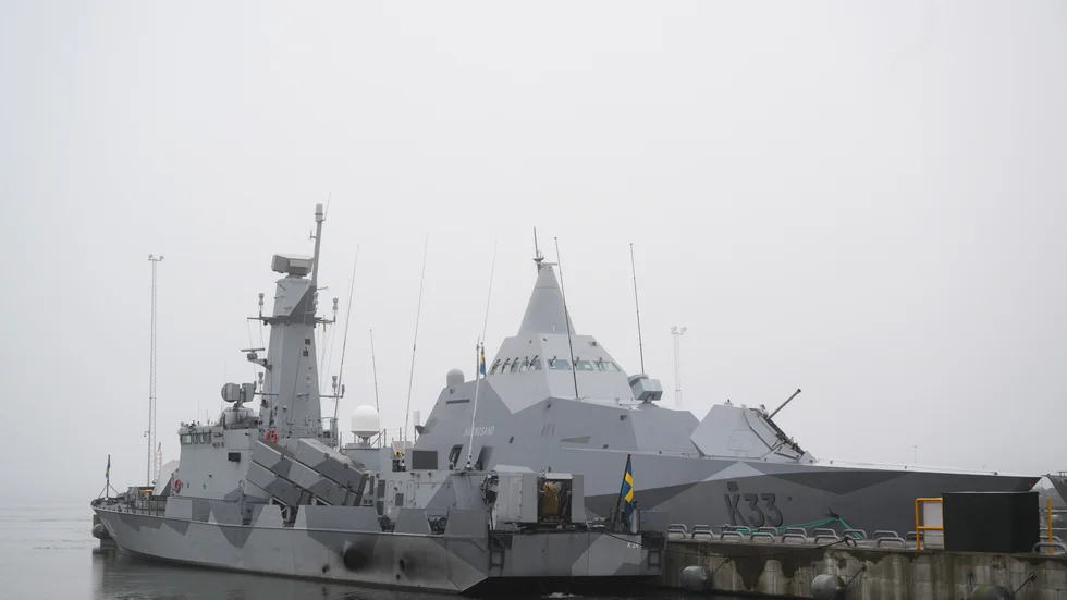 Sverige kommer att bidra med korvetter i Natoinsatsen "Baltic Sentry". Arkivbild.
