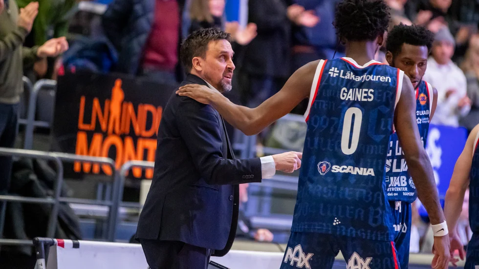 Cupfinal. BC Luleå- Norrköping. Håkan Larsson