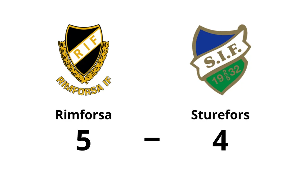 Rimforsa vann mot Sturefors IF