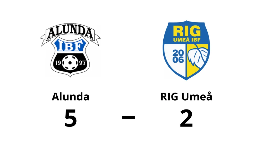 Alunda IBF vann mot RIG Umeå