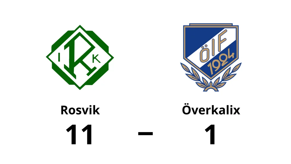 Rosvik IK vann mot Överkalix IF