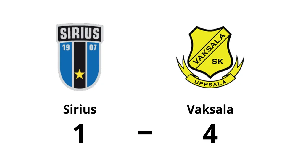 IK Sirius IBK förlorade mot Vaksala SK