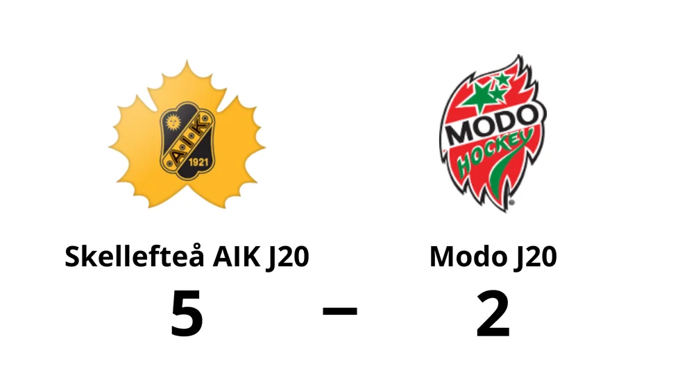Skellefteå AIK J20 vann mot Modo J20