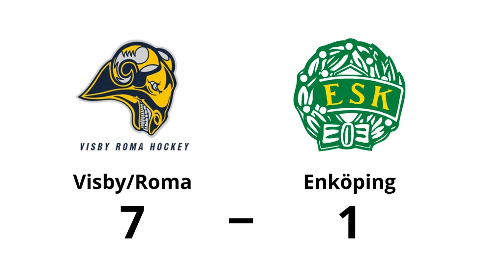 Visby/Roma vann mot Enköpings SK