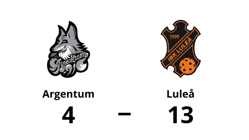 IBF Argentum 91 förlorade mot IBK Luleå