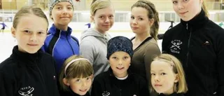 Isprinsessor från Piteå på träningsläger