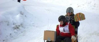 Snowräjs i Sikfors lockade många