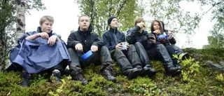 Niondeklassare levde livet ute i naturen