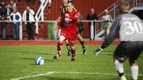 Kanske blir Victor Brännström matchvinnare på nytt igen när Piteå IF möter Robertsfors IK på hemmaplan? (Arkivbild)