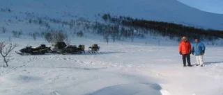 Vatten på isar och lavinrisk i fjällen