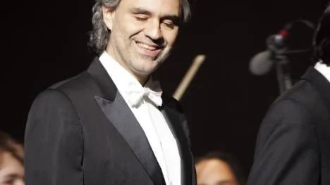 Andrea Bocelli är aktuell med en konsert i Globen söndagen den 11 april.